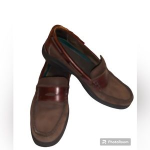 Bass Penny leather and suede, loafer size 9 1/2 and great condition